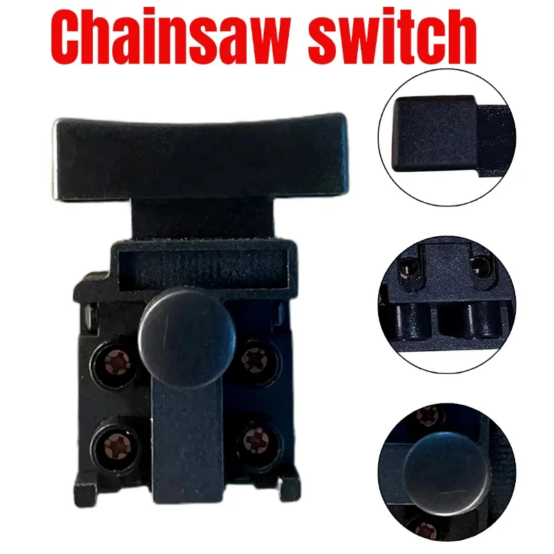 ลูกโซ่เปลี่ยนสวิทช์ทริกเกอร์สําหรับ 5016/6018 ลูกโซ่ไฟฟ้าในครัวเรือนไม้ Chainsaw เครื่องมืออะไหล่