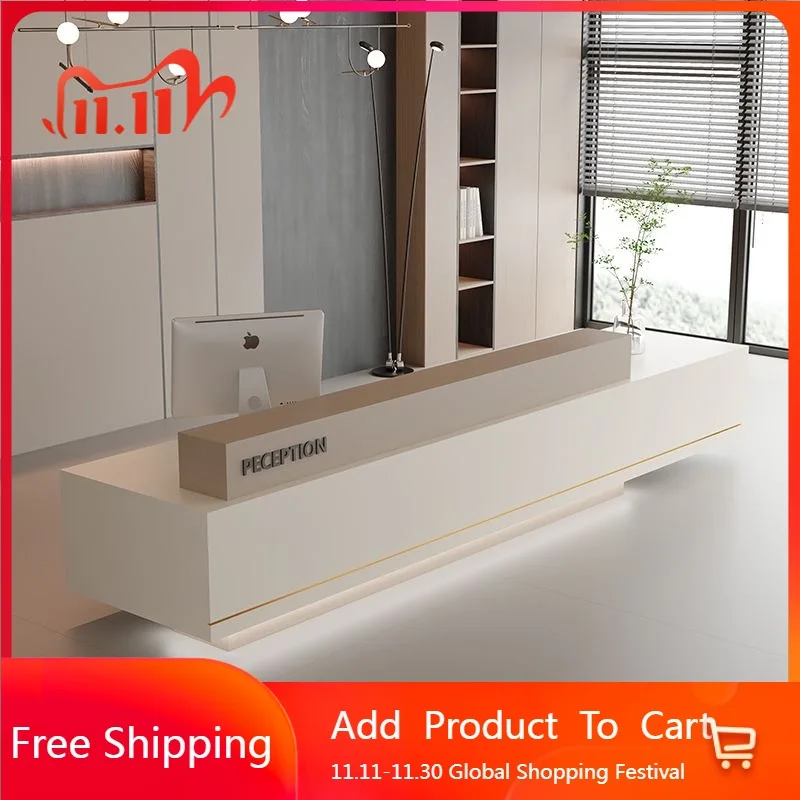 

Design Minimalist Reception Desks Shop Luxury Hotel Unique Display Restaurant Reception Desks Design Scrivania Office Furniture
