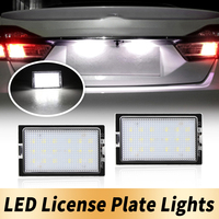 2pcs Number Plate Lights LED Rear License Plate Lamp for Land Rover Discovery 3 05-09 Discovery 4 Freelander 2 Range Rover Sport