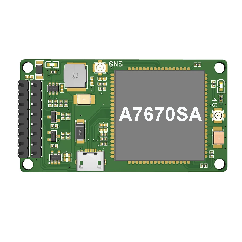 Placa de desenvolvimento do módulo SIMCOM A7670SA LTE Cat1 com slot para cartão SIM TTL UART LTE-FDD B1/B3/B5/B7/B8/B20 GSM 900/1800MHz