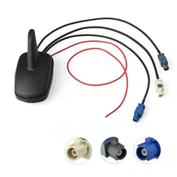 Superbat Auto Digitale Radio Antenne DAB DAB plus GPS FM Versterkte antenne Dakmontage Compatibel met Alpine Ezi-DAB