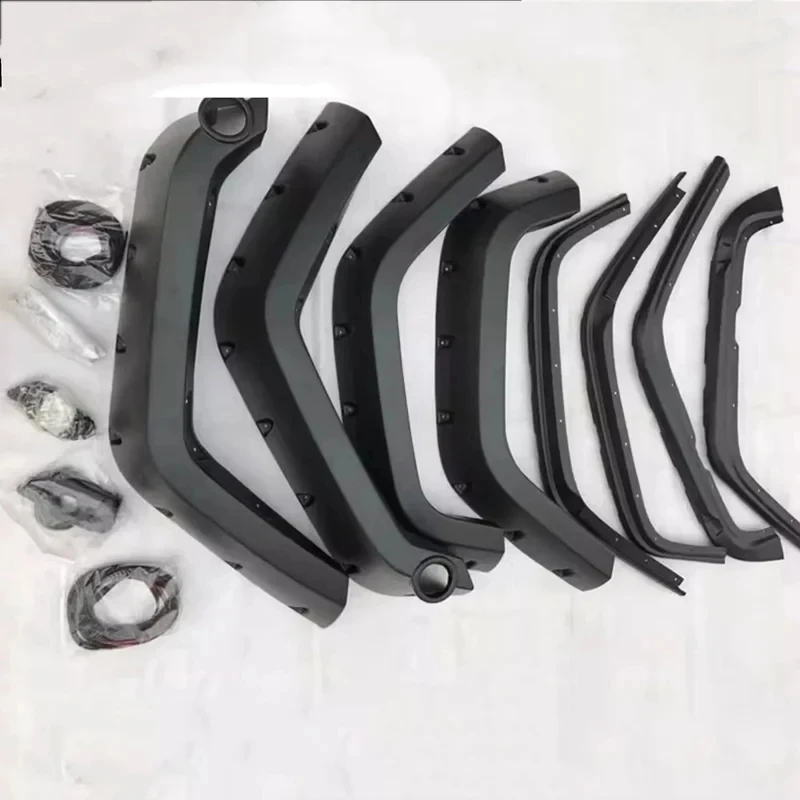 Fender Flares Wheel Arch Eyebrow Mudguard Protector Sticker For Wrangler JK 2007-2017
