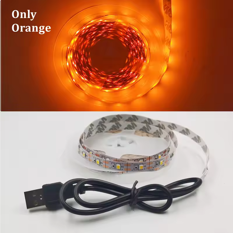 5M USB LED Strip Light 5V 3528 1 Meter 5 Meter Warm Cool White Pink Green Blue Red SMD Ribbon Ceiling Cabinet Light waterproof - Image 7