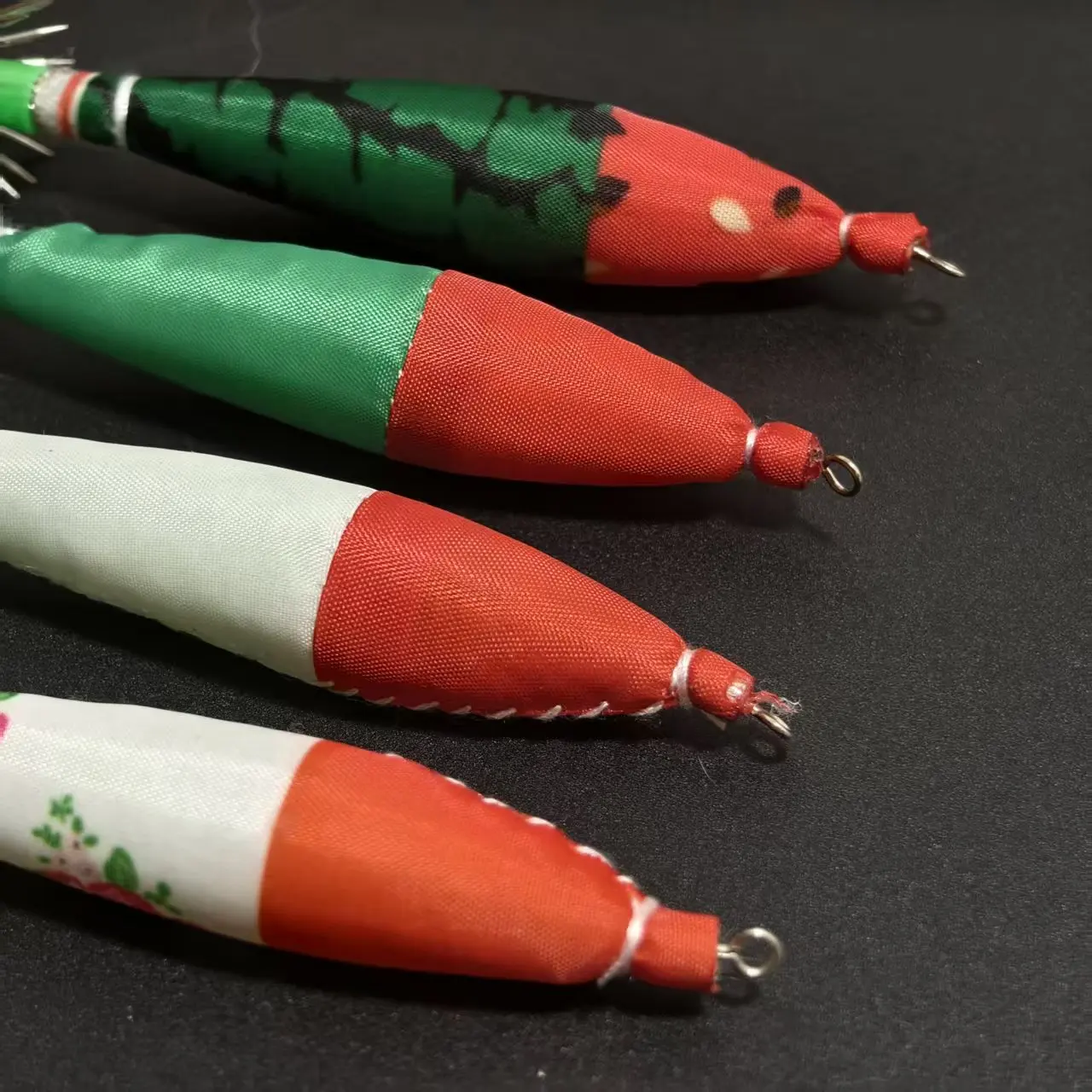 5 قطعة الصيد إغراء مضيئة الذيل البلاستيك خطاف صيد على شكل سمكة هوك المياه المالحة الطعم الصيد إغراء معالجة ل الأخطبوط الحبار الصيد