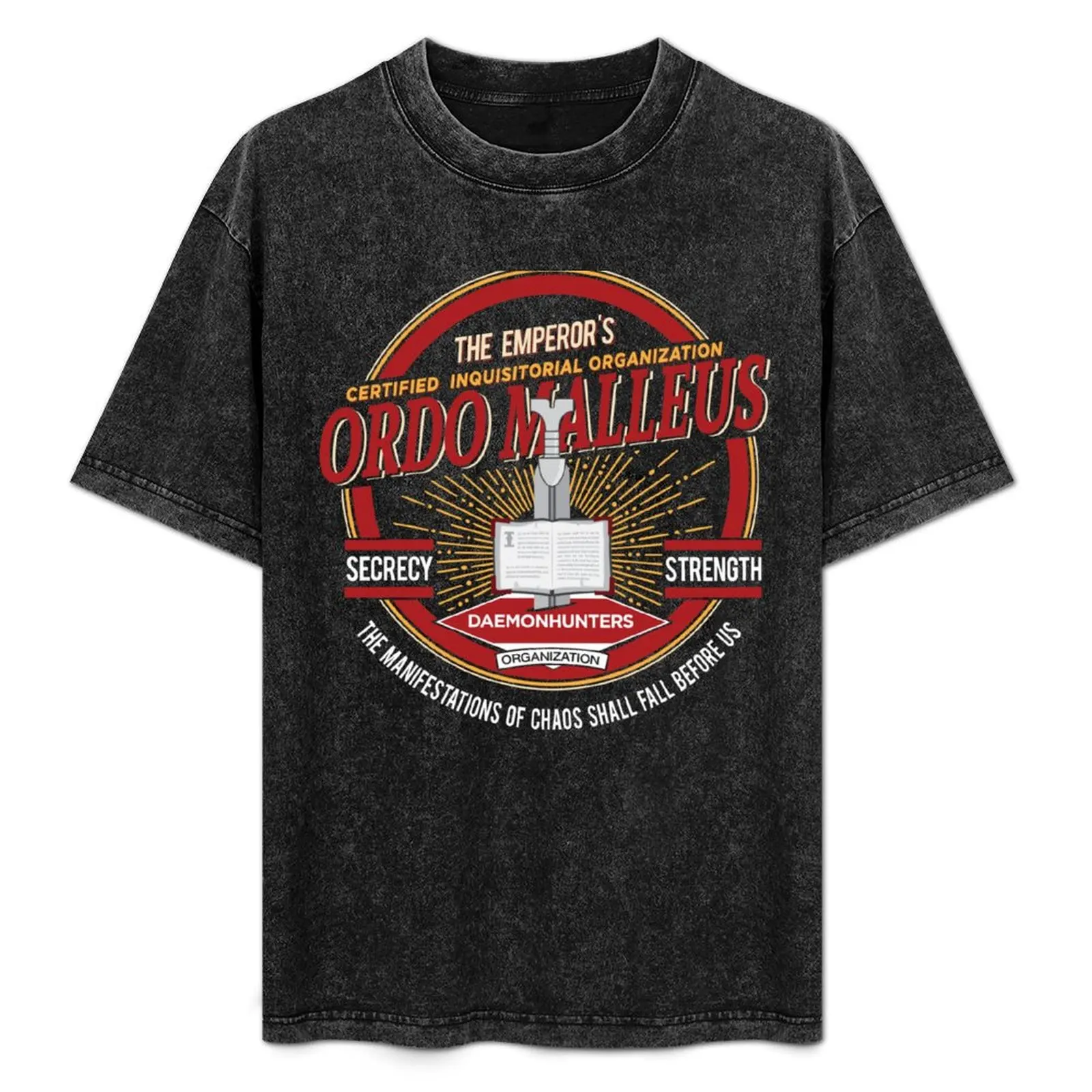 Ordo Malleus - Certified Inquisitorial Organization T-Shirt plain aesthetic clothes cotton graphic tees fitted t shirts for men