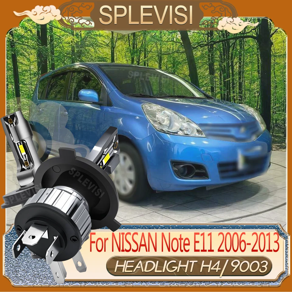 

Brighter Than Halogen Bulbs 75W/Bulb Long-Distance LED headlight For NISSAN Note E11 2006 2007 2008 2009 2010 2011 2012 2013
