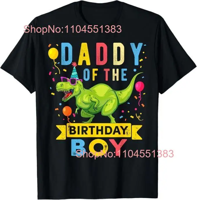 

Футболка для дня рождения Daddy of the Birthday Boy T-Rex с динозавром