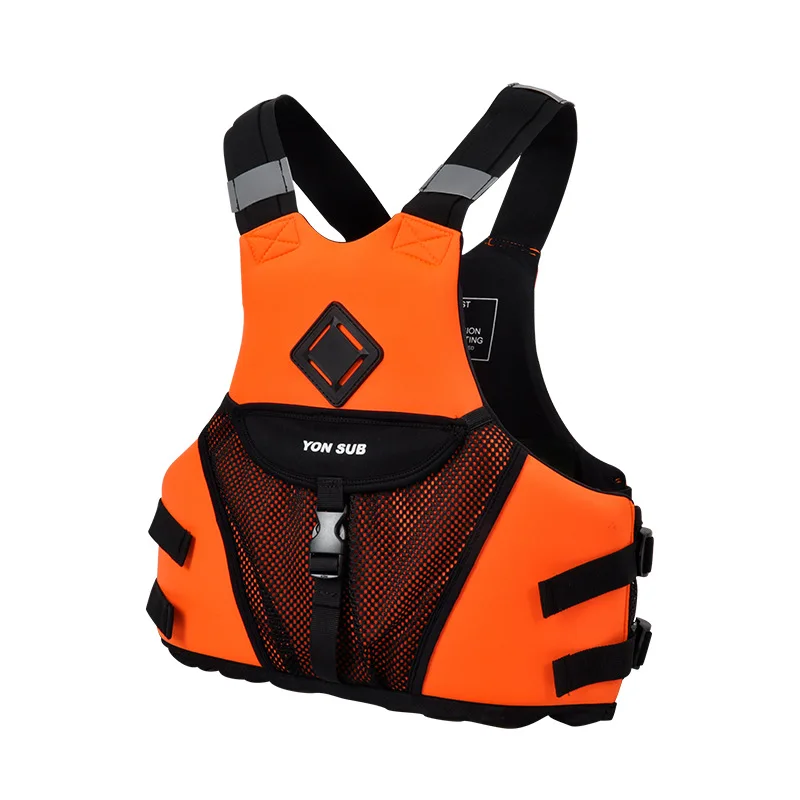 

Fashion Adult Neoprene Life Jacket Professional Water Sports Buoyancy Vest Surf Fishing Motorboat Swim Safety Life Jacket