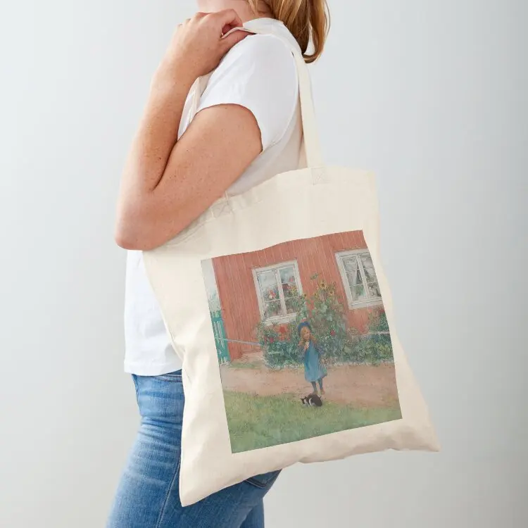 

Brita, a Cat and a Sandwich (1898) - Carl Larsson Tote Bag tote bag screen shoping bag Big