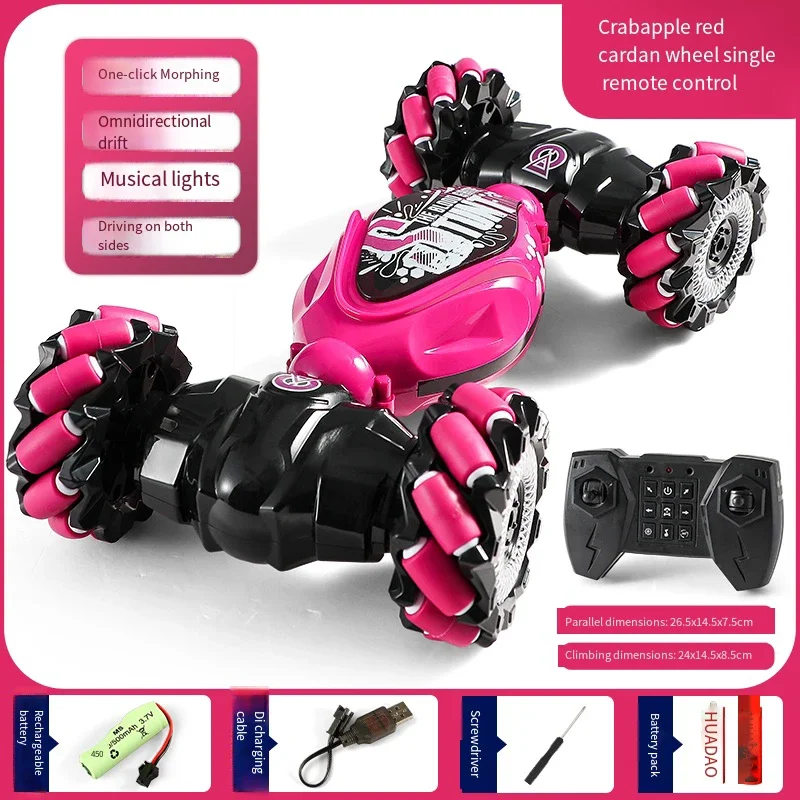 Gesture Sensor Twist Remote Control Car Four-wheel Drive Off-road Drift Children's Toy Climbing Stunt Car Black Technology