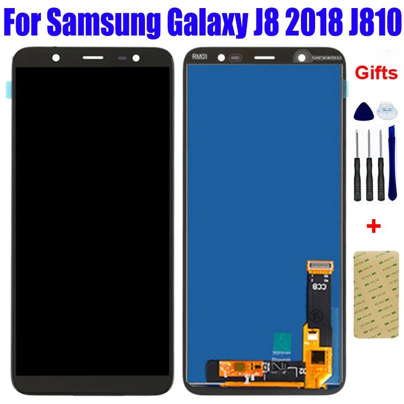 

For Samsung Galaxy J8 2018 J810 SM J810M J810F J810Y LCD Display Matrix Pantalla Touch Screen Digitizer Sensor Glass Assembly