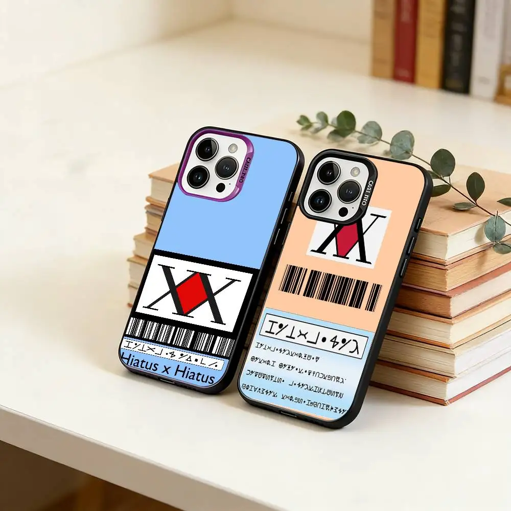 HxH Hunter X License  Phone Case For iPhone 17,16,15,14,13,12,11 Plus,Pro Max,XS,Colorful Silver Phone case Funda Cover