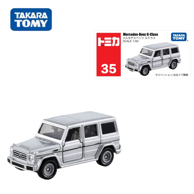 

Модель внедорожника TAKARA TOMY No. 35 Mercedes-Benz класса G, детская коллекция декоративных игрушек, Детские праздничные подарки.