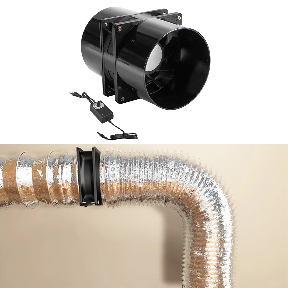 

Для ванных комнат 100-миллиметровый канальный вентилятор для комфортной среды 100-миллиметровый канальный вентилятор с регулируемой скоростью Циркуляция воздуха Беспроблемная установка