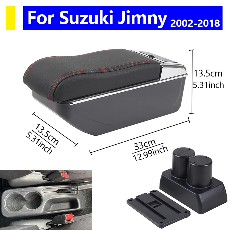 

Auto parts For Suzuki Jimny interior center console storage box armrest box vehicle supplies 2002-2018 car interior accessories