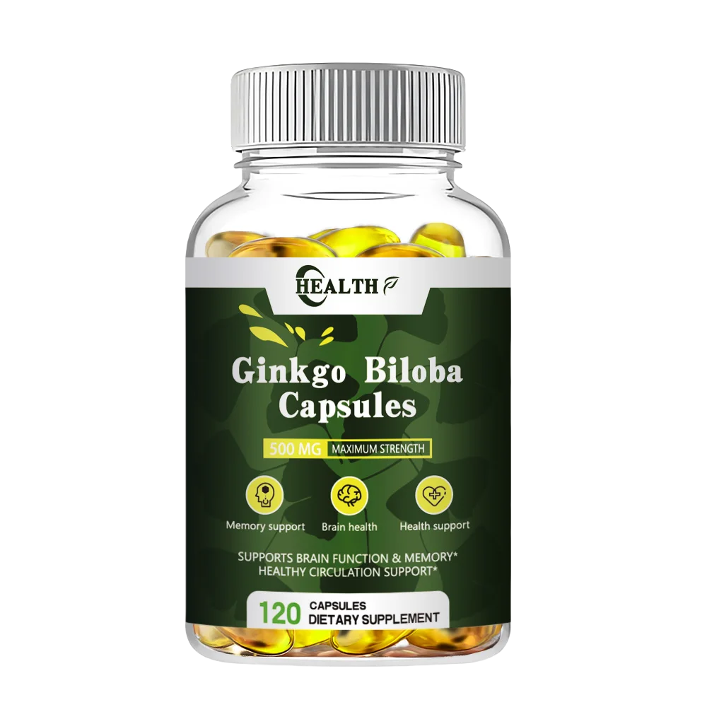 Hot Selling Organic Nutricost Ginkgo Biloba 500mg, 120 Capsules - Extra Strength Ginkgo Biloba Extract - Gluten Free