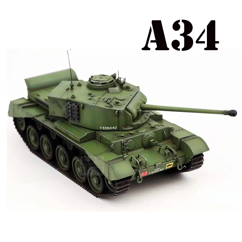 British A34 Comet Cruiser Tank 1/72 Scale Finished Military Model Collection Ornament