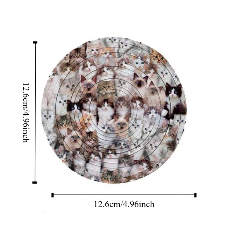 360 °   回転 3D 回転パズル DIY 猫スピナーボールジグソークリエイティブビルディングブロック両面回転ボール誕生日ギフト