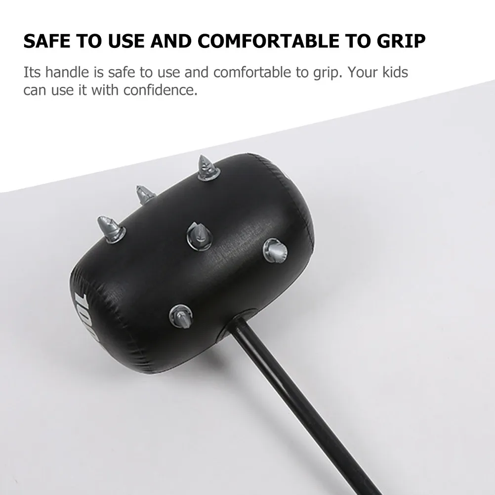 

2Pcs Large Hard Handle Inflatable Hammer PVC Material Blow Mouth Or Tool Use for Tropical Theme Party Pool Inflatable Accessory