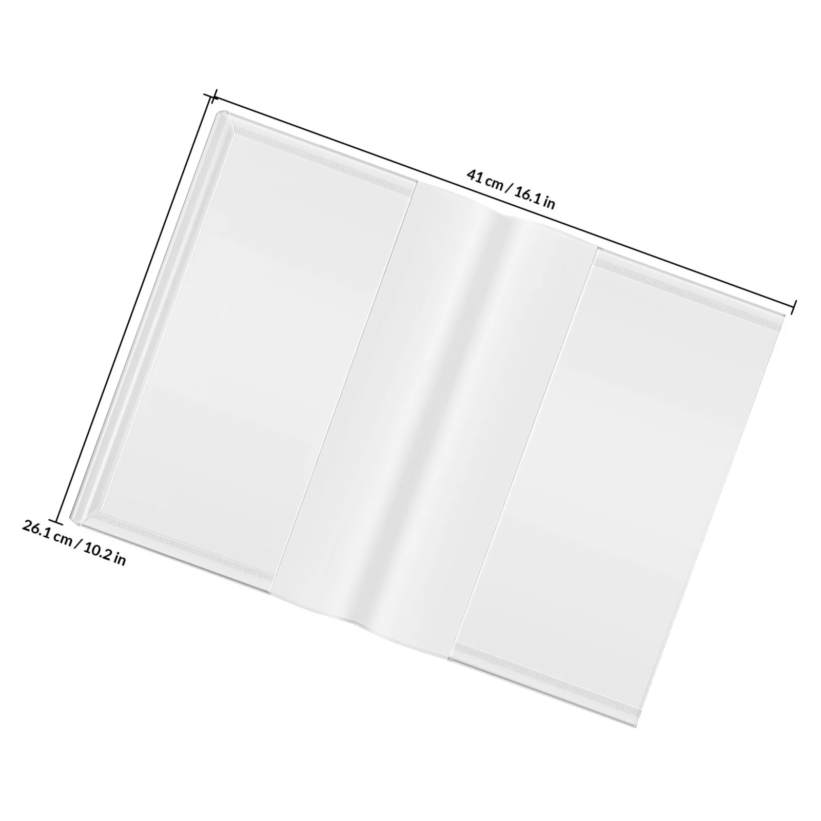 10 Pcs Small Book Cover School Covers Material for Clear Protector Notebook Protective Film Transparent