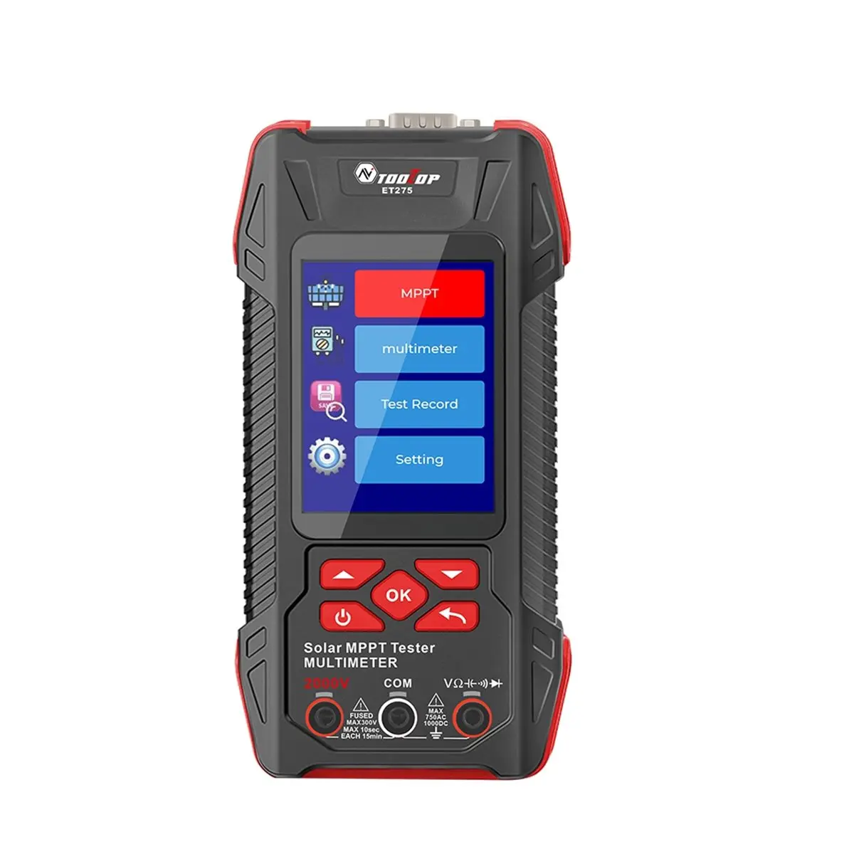 ★♠♥Y618A Hot Sale- ET275 2000W Solar Multimeter MPPT Power Tester Photovoltaic Power Meter 60000 Counts Multimeter