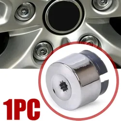 1x Car Wheel Lug Bolt Nut Cap Cover Car Chrome Wheel Bolt Nut Decorative Cover 7L6601173A for VW Volkswagen Touareg 2004-2014