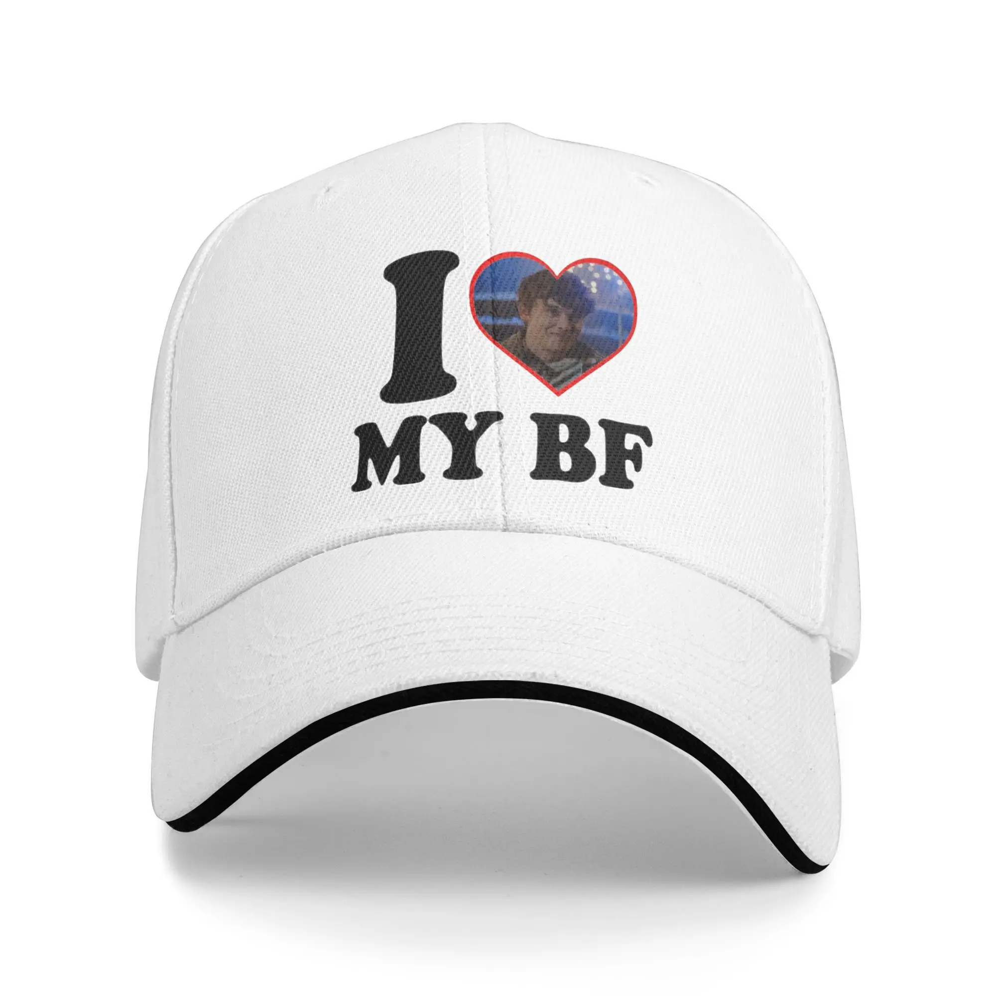 قبعة الجولف I Love My BF Tyler Galpin للجنسين قبعة سائق الشاحنة هدية جولف رسمية قبعات الشمس