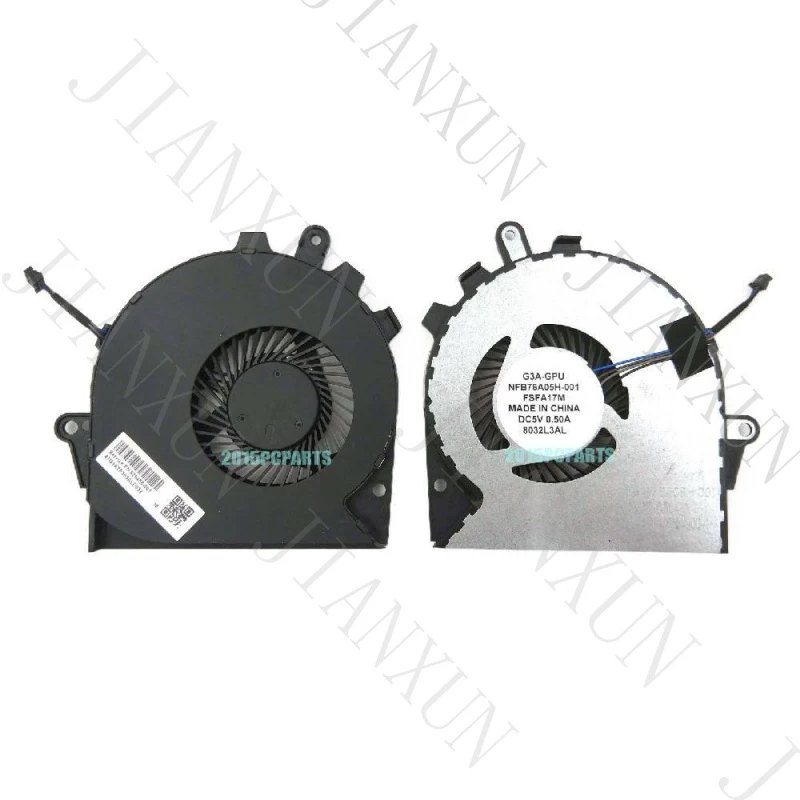 A+New GPU Cooling Fan for HP 15-CE 15-CE000 Series P/N NFB76A05H-001 5V 4-Pin Replacement
