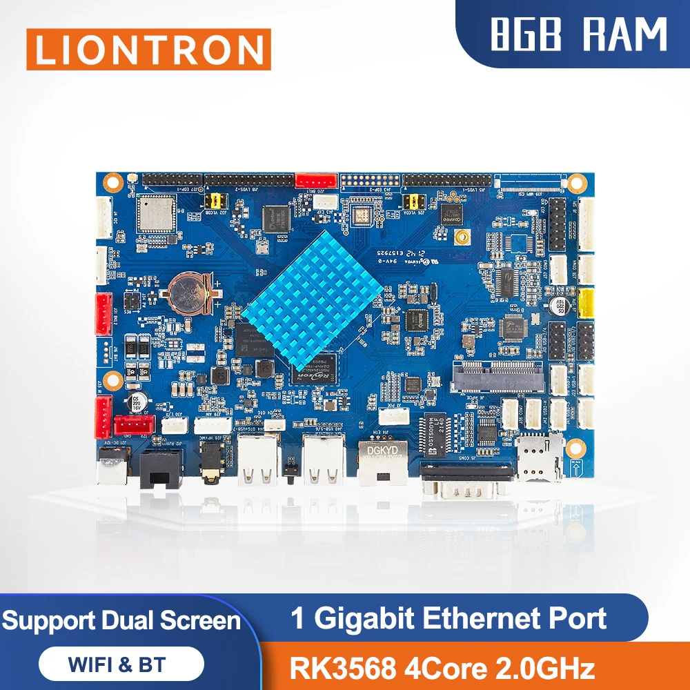 liontron rockchip rk3568 quad core tela dupla novo incorporado industrial desenvolvimento de codigo aberto android linux braco som placa nucleo 01