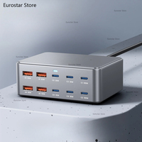 USB C GaN Charger 100W PD3.0 PPS QC3.0 Multiport Fast Charging Station For Laptop iPhone 15 16 Samsung Macbook Pro Tablet