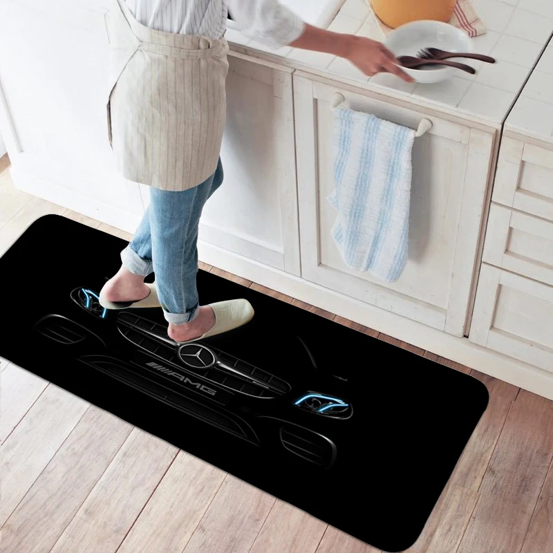 Bathroom Rug S-Mercedes Benzs Things for Home Decorations Kitchen Carpet for Bedroom Rugs Baths Modern Home Decoration Bathmat