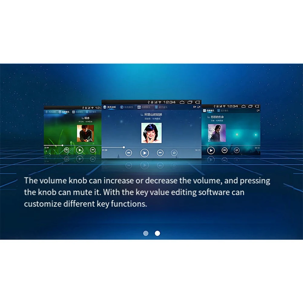 Mejores OFERTAS Controlador de volumen USB Computadora Controlador de volumen USB ajustable Soporte Teclas de acceso directo Personalizables con RGB