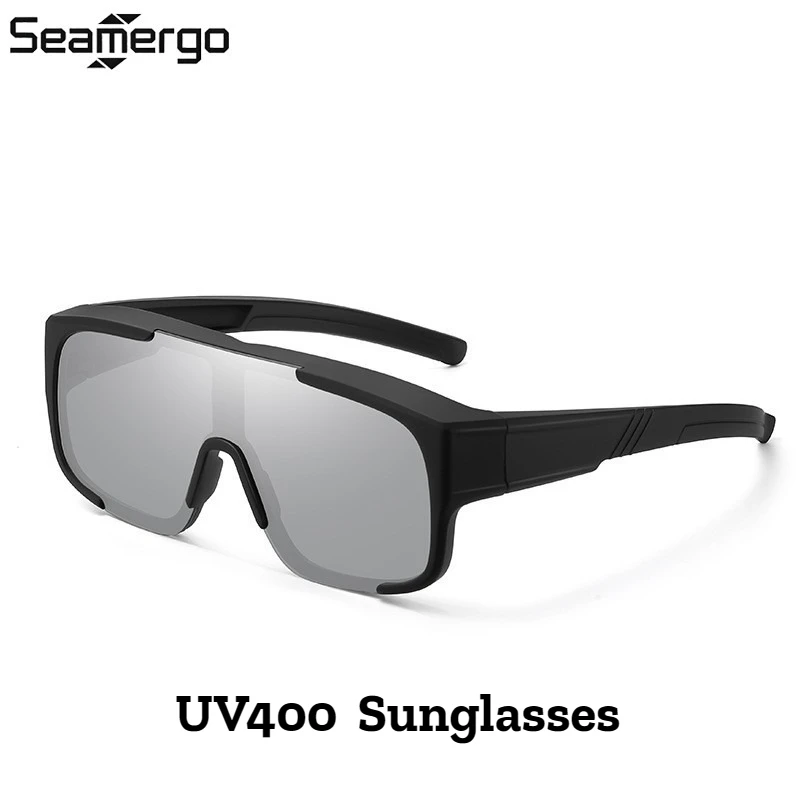 Gafas de Sol Deportivas SEAMERGO Nuevas, Resistentes al Viento y a los Rayos Ultravioleta, para Ciclismo, Running, Fotocromáticas, para Hombre y Mujer