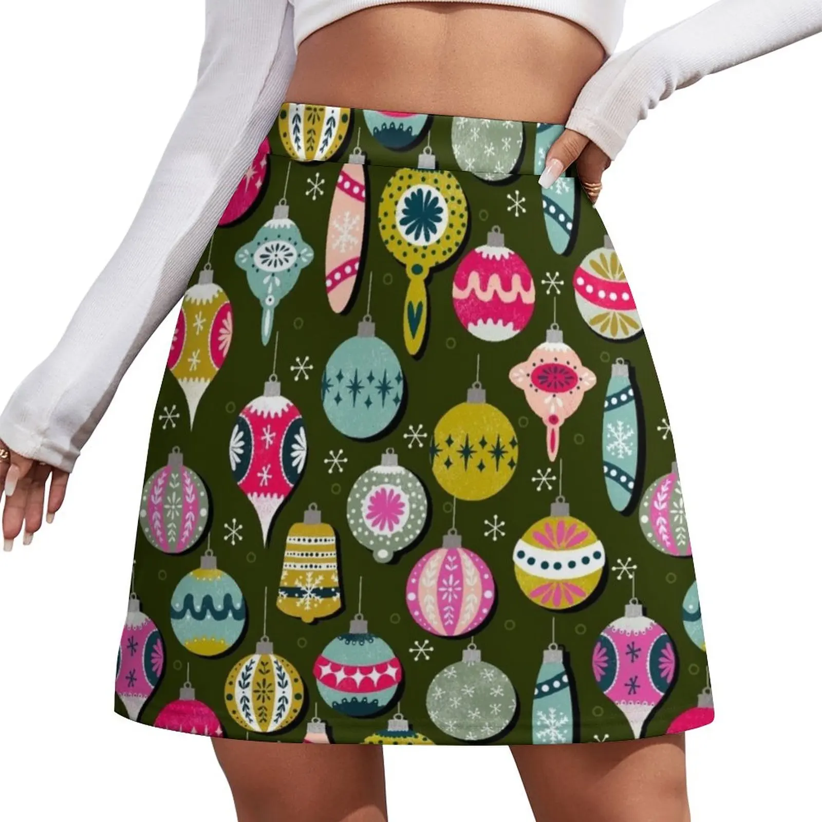 Vintage Style Ornaments by Andrea Lauren Mini Skirt Dresses night club outfit Mini Skirt