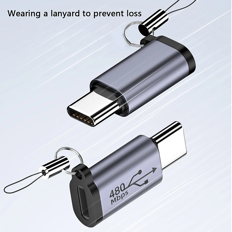 Адаптер USB Type-C (мама)-Micro USB (папа)