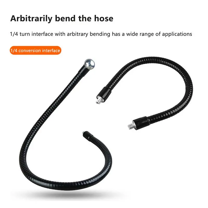 Flexible Metal Tube Rod Monopod Selfie Stick Stands With 1/4inch Screws Ball Head Extension Arm For Camera Phone Tripod