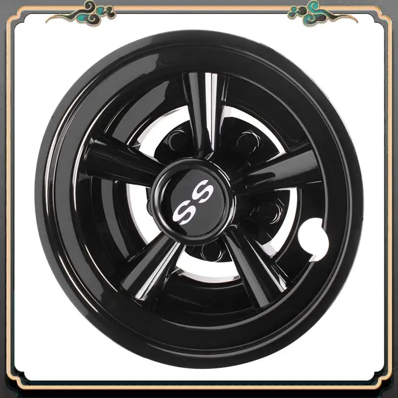 

Premium 4Pcs 8Inch SS Golf Cart Wheel Cover Cap 5 Spoke Design Hub Cap For Golf Cart Club Car EZGO