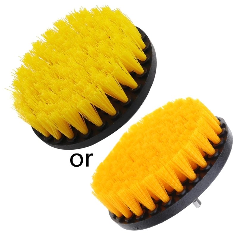 brosses à récurer rondes 2/3, 5/4/5 pouces, pour perceuse électrique, outil nettoyage automatique, livraison directe