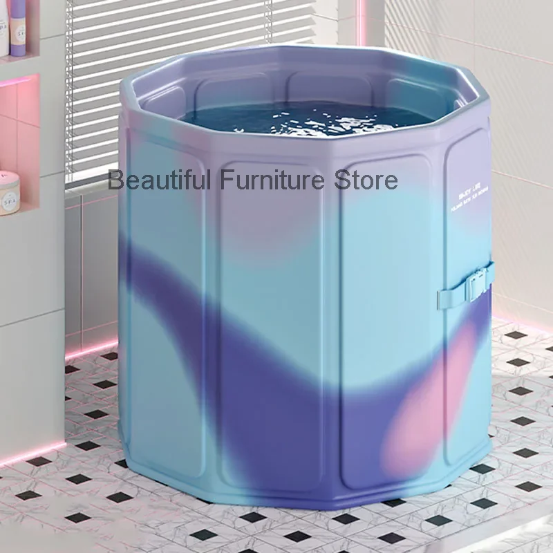 

Adults Baby Big Bathtubs Foldable Portable Items Foot Bath Bathtub Items Bathroom Baignoire Pliable Abulte Home Furniture