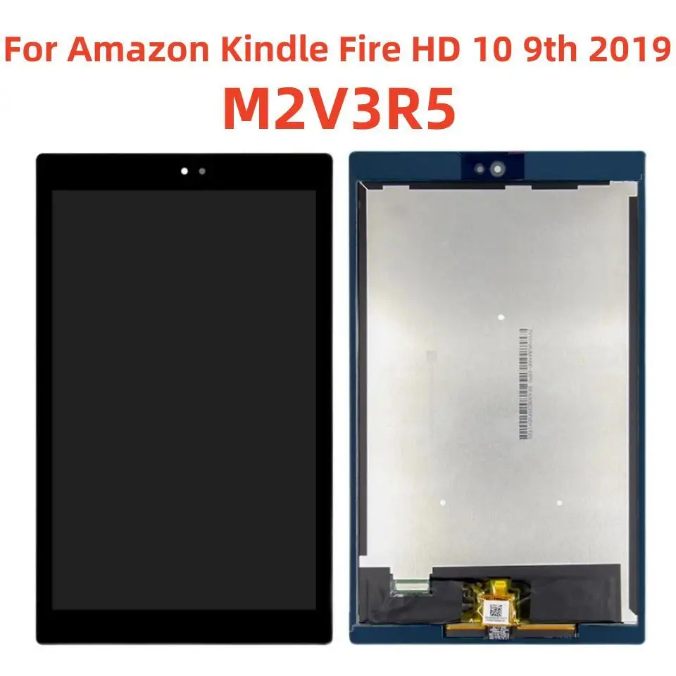 

For Amazon Kindle Fire HD 10 9th 2019 M2V3R5 LCD Display Touch Screen Digitizer Assembly For Amazon HD 10 2019 LCD Replacement