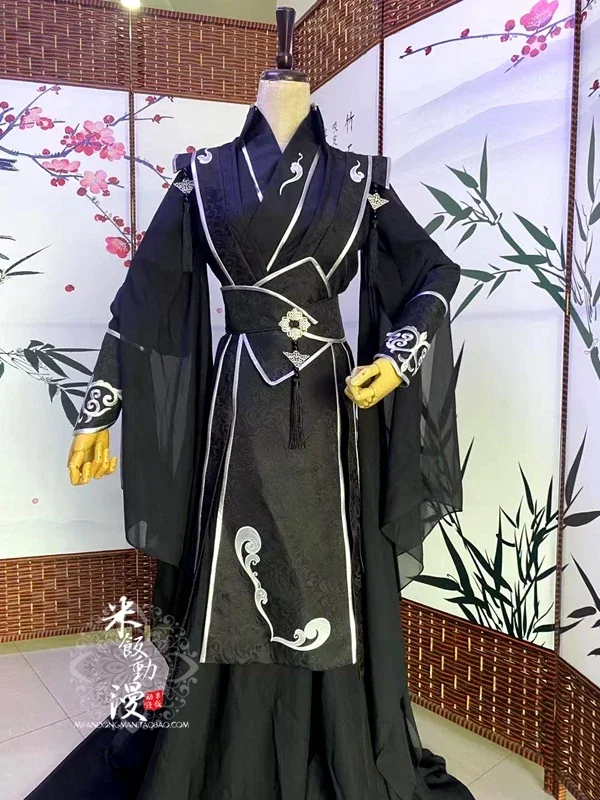 2025Tian Guan Ci Fu Cosplay Xie Lian Hanfu Heaven Officials Blessing Shi Qingxuan Cosplay Women Ver Costume Wig Lady Wind Master