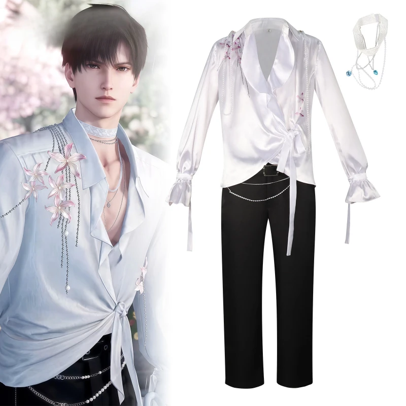 

Love and Deep Space Cosplay Costume Qin Che Anime Character Role Playing Game Mens Outfit Set
