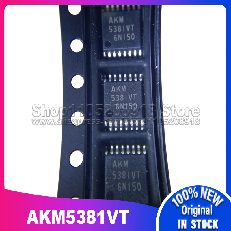 

5PCS/LOT AKM5381VT AK5381VT-E2 AK5381VT 5381VT TSSOP16 100% New Spot stock