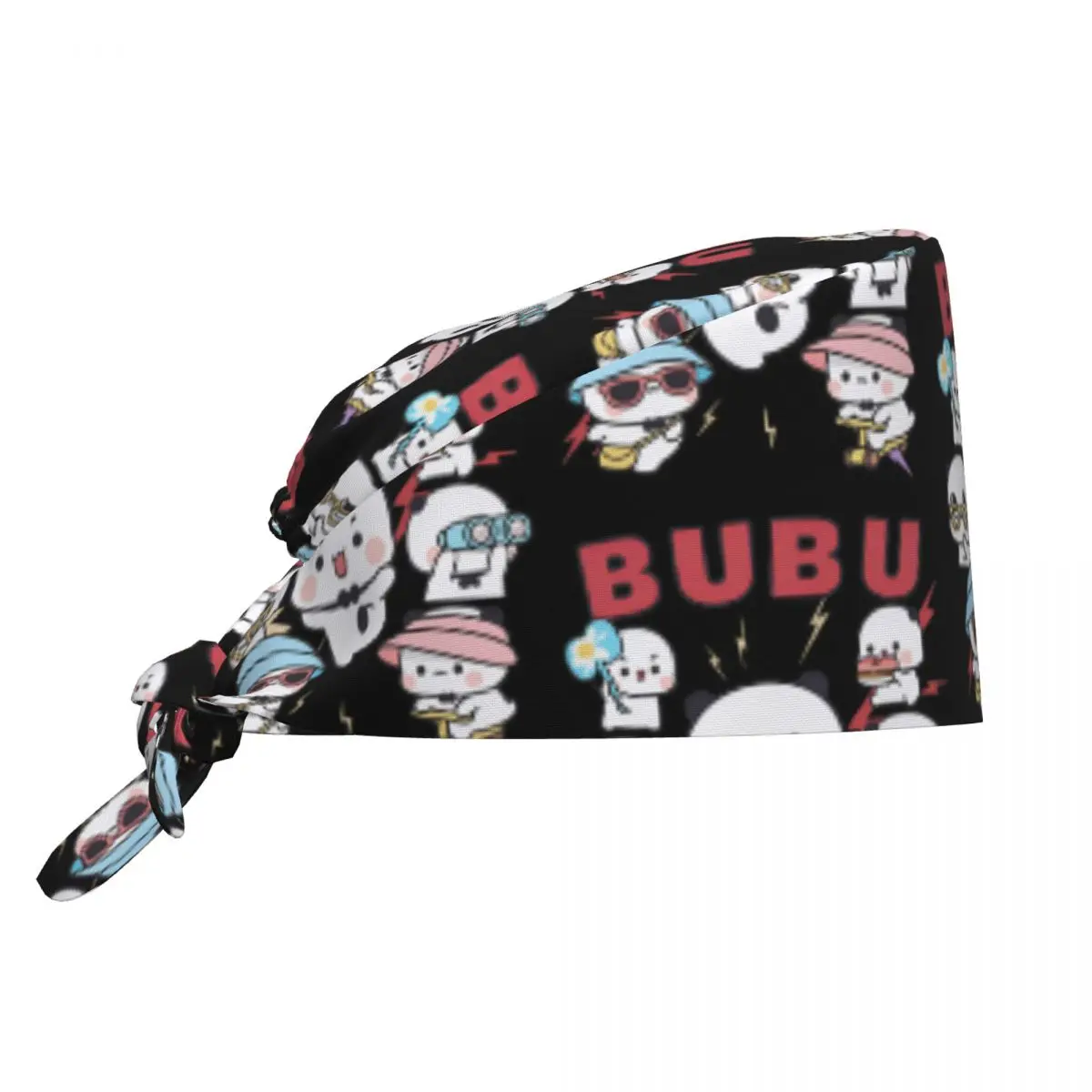 

Work Scrubs Hat Dudu Bubu Nurse Hats Unisex Trendy Medical Cap Adjustable Bandage Tie Back Working Caps