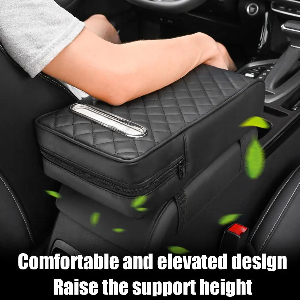 Car Armrest Box Tissue Box Pad Center Console Elbow Automotive Support Accessories Armrest Bracket Cushion Car Tissue