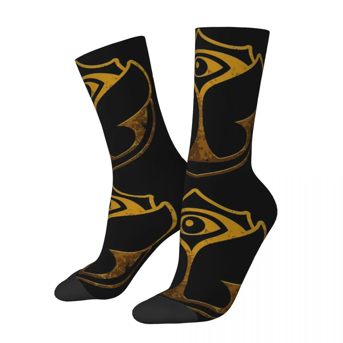 Harajuku Best Seller Tomorrowland Design Basketball Crew Socks Merchandise All Seasons Unique Logo Middle Tube Socks Breathable