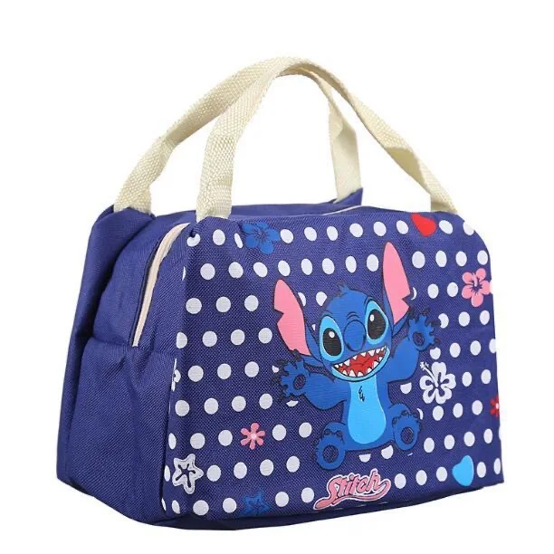 

Disney cartoon insulation bag Korean version Stitch cute lunch box bag barbecue handbag Outdoor ice tote bag