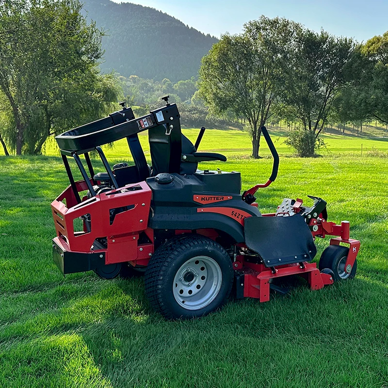 54Inch  Aluminum Hydro Gear  Electric Start Drive Golf Course Turf Landscape Maintenance Wide Area Grass Cutting Machine