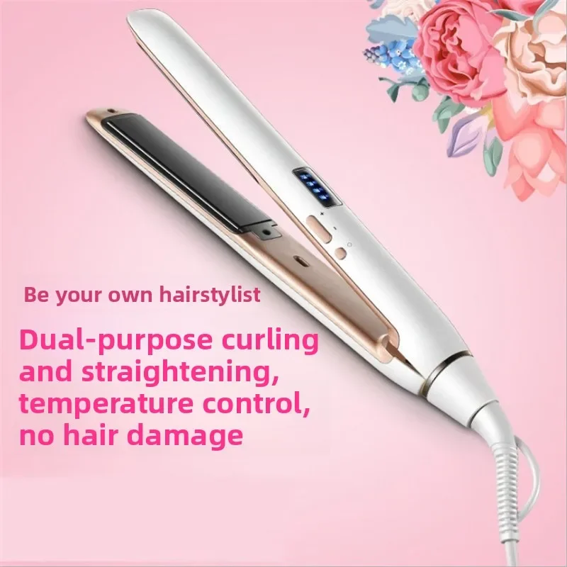 Best Seller Electric Splint Straight Curl Dual-purpose Air Bangs Curl Inner Buckle Hair Straightener Straightener Straight Plate