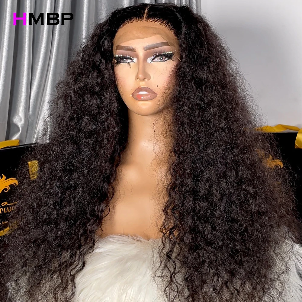 

Water Wave Human Hair Wigs Glueless Wig Human Hair Ready To Wear Deep Wave 13x4/13x6 Lace Frontal Wig 360 Full Lace Wig HMBP